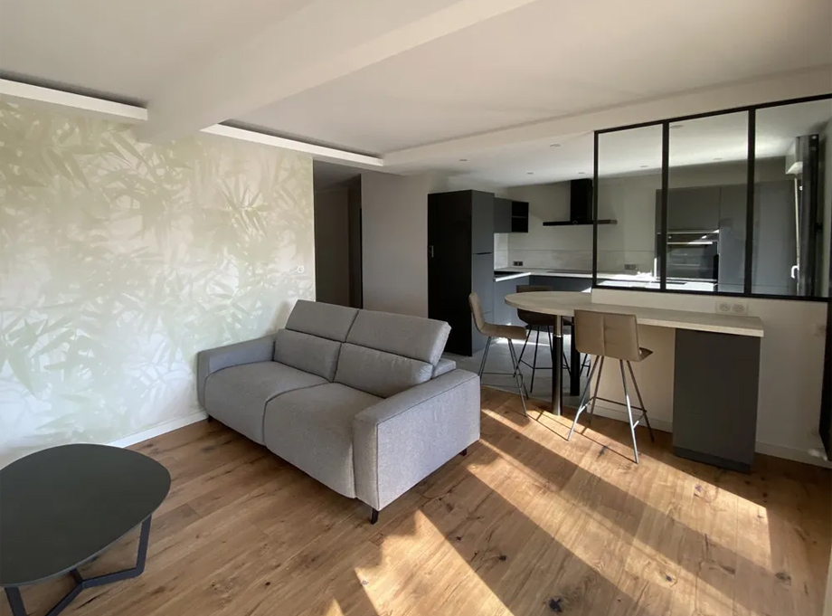 Rénovation d’un salon/séjour et cuisine - Notes de Styles Annecy